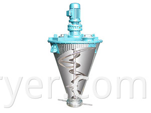 Central Rotary Spraying Design Conical Screw Mixer